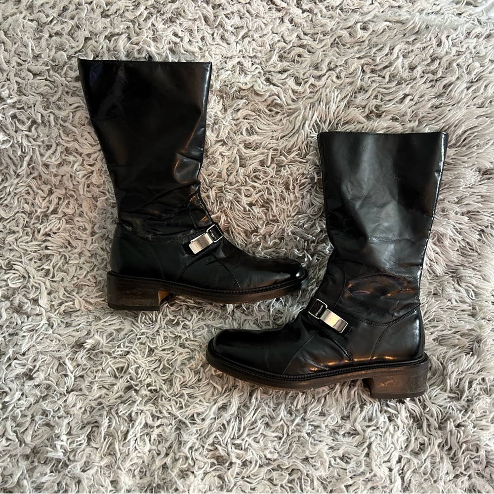 CESARE PACIOTTI HEROES' RARE BOOTS LEATHER MADE IN ITALY, US 9, UK 8 - Picture 10 of 16